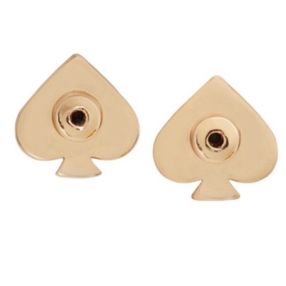 KATE SPADE • Berry Myosotis Flower Huggies Hoop Earrings - Picture 2 of 4